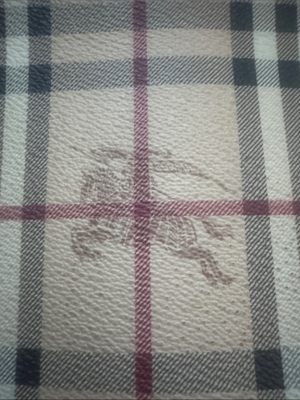 Burberry Beige Nova Check Tote with Dark Brown Handles - Picture 5 of 8
